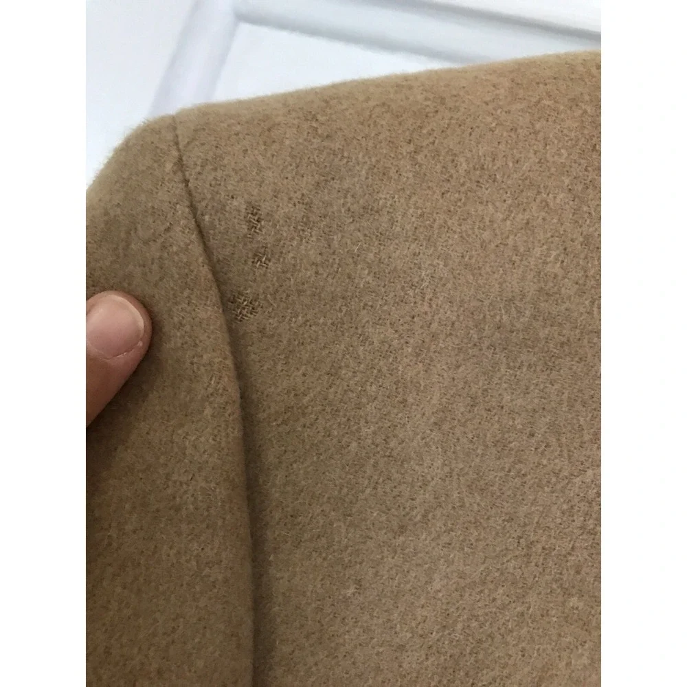 Mens Tan Camel Hair Blazer Jos A Bank Sports Coat Jacket Size 44S